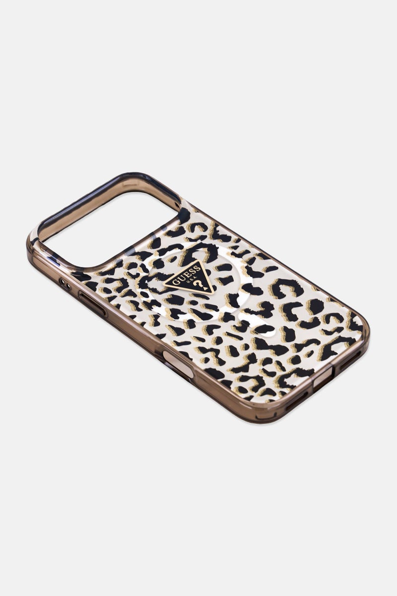 GUESS iPhone 17 Pro Max Magsafe Leopard Mobile Case, Multicolor - Image 4